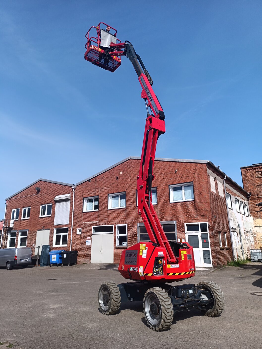 Hubarbeitsbühne Training